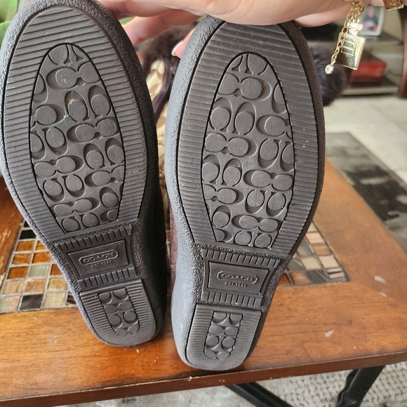 Coach Theona Signature Tall Shearling Boots size 9.5 - Picture 7 of 9